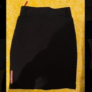Prada black mini skirt